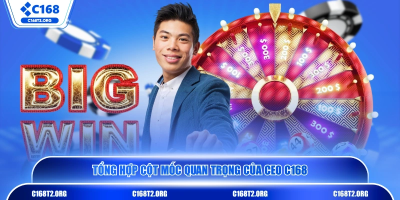 Tổng hợp cột mốc quan trọng của CEO C168 
