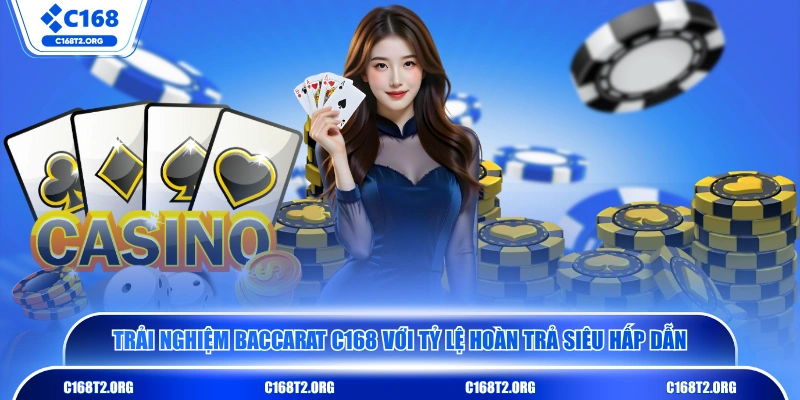 Trải nghiệm Baccarat C168 với tỷ lệ hoàn trả siêu hấp dẫn 
